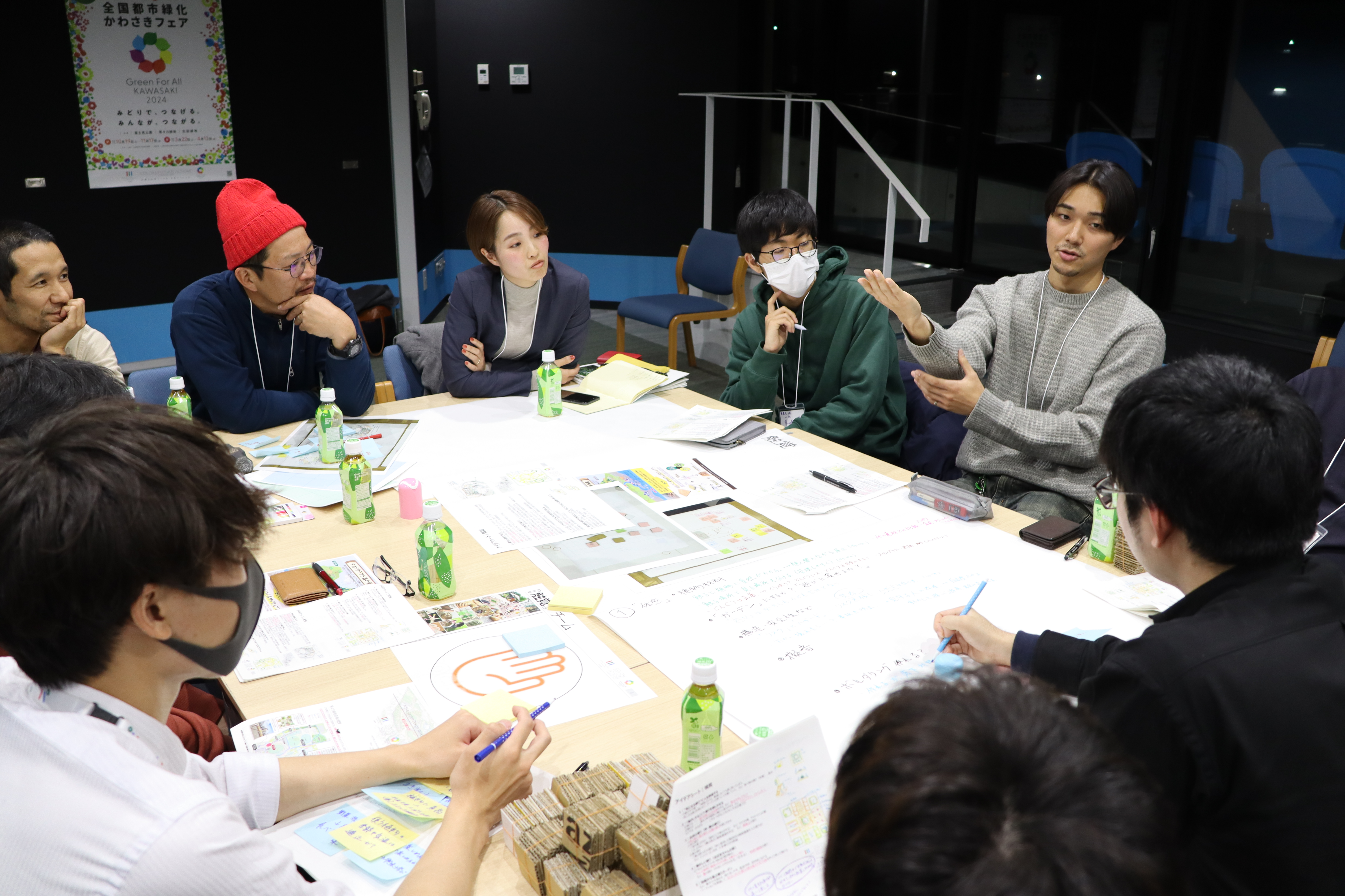 等々力緑地会場メインガーデン制作　第２回ガーデンデザインワークショップを行いました！