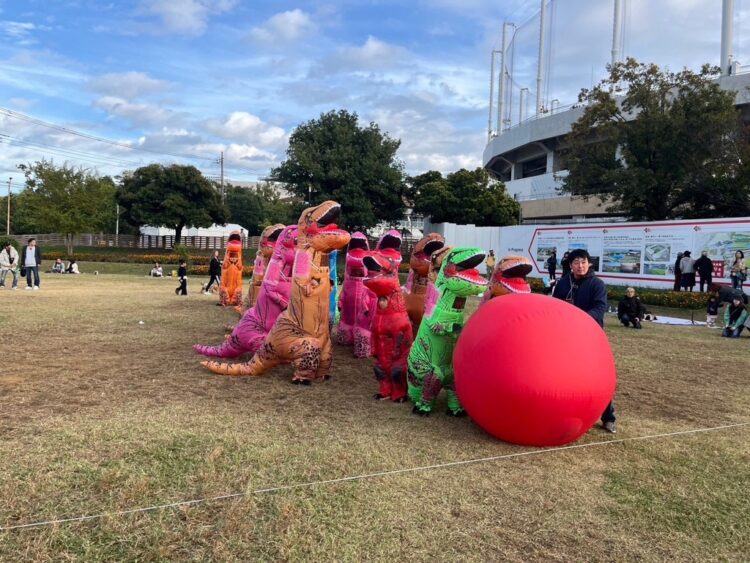 【等々力緑地会場：3/23(日)】ティラノサウルス大運動会　in等々力緑地